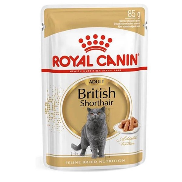 ROYAL CANİN CAT BRITISH SHORTHAIR ADULT 85 GR*12